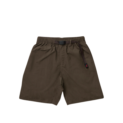 Nylon Loose Short - Deep Brown