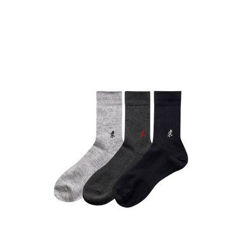 Basic Crew Sock 3-Pack - Multi