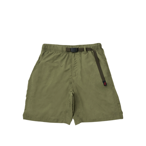 Nylon Loose Short - Olive