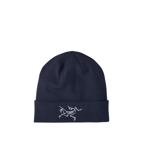 Embroidered Bird Toque - Black Sapphire