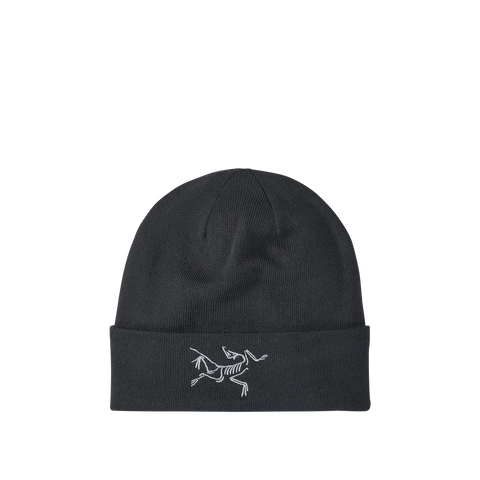 Embroidered Bird Toque - Black