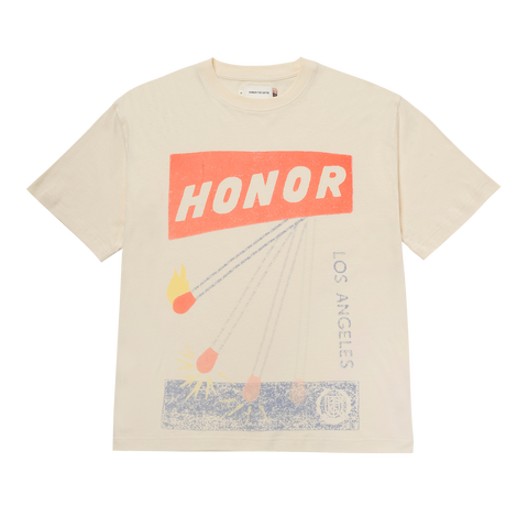 HTG Match Box Tee - White