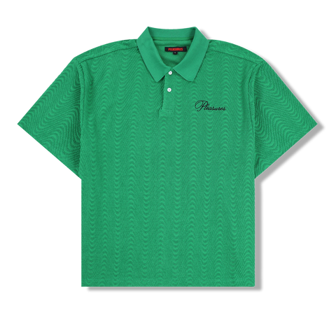 Zen Terry Boxy Polo - Green